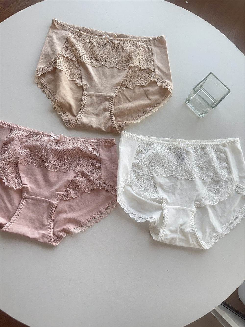 外贸出口日单女士内裤莫代尔棉薄款中腰蕾丝边性感包臀三角短裤头,女士内衣/男士内衣/家居服,女三角裤,淘宝优惠券,粉丝福利购,淘宝优惠卷