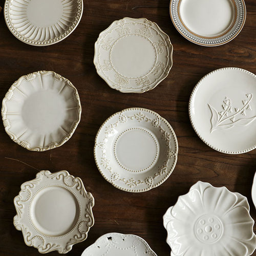 宝森6寸小碟子陶瓷小吃盘