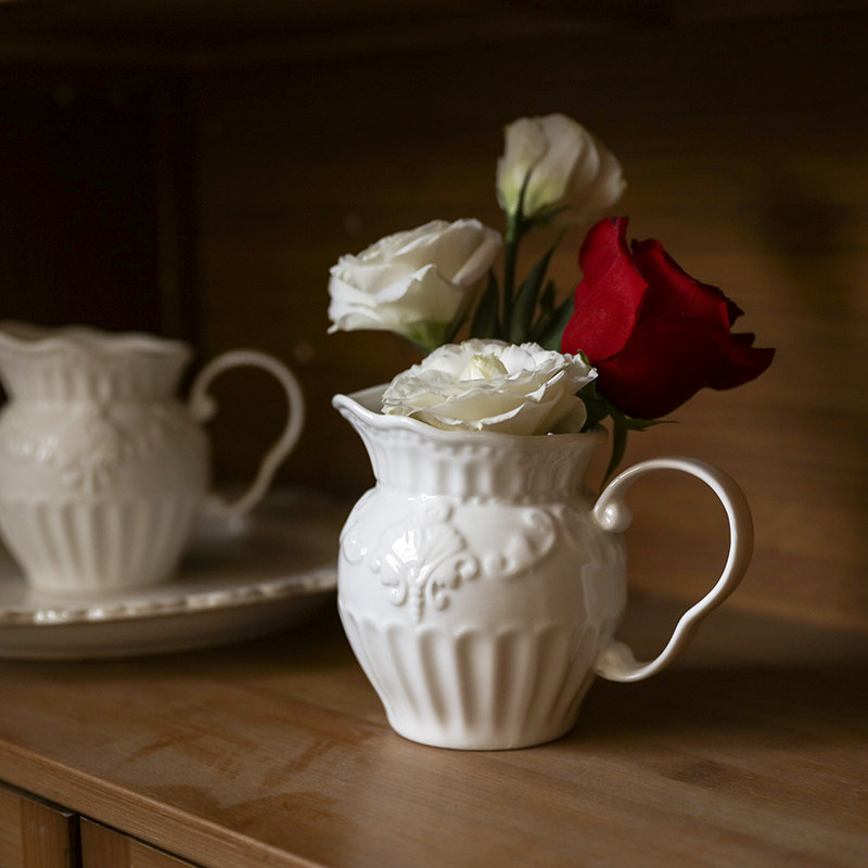 巴洛克咖啡奶杯复古小奶盅下午茶器具家用奶壶奶罐尖嘴杯拉花杯子,餐饮具,奶杯/牛奶杯,淘宝优惠券,粉丝福利购,淘宝优惠卷