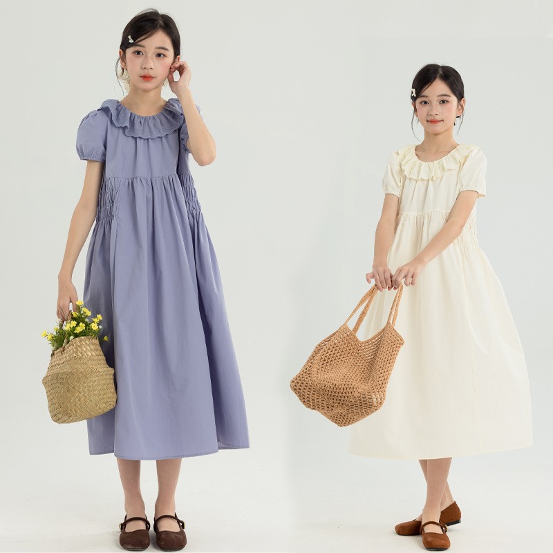 夏季女童韩版显瘦A字公主连衣裙