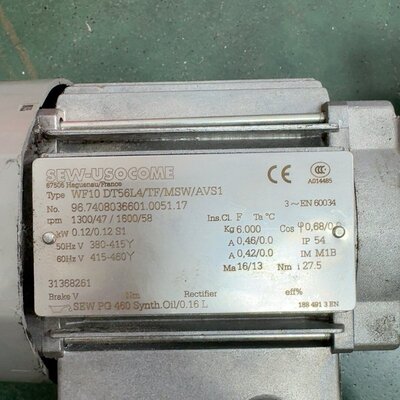 -USOCOME 减速电 WF10,DT56L4/TF/MSW/AVS1012kw全新二手都有现货