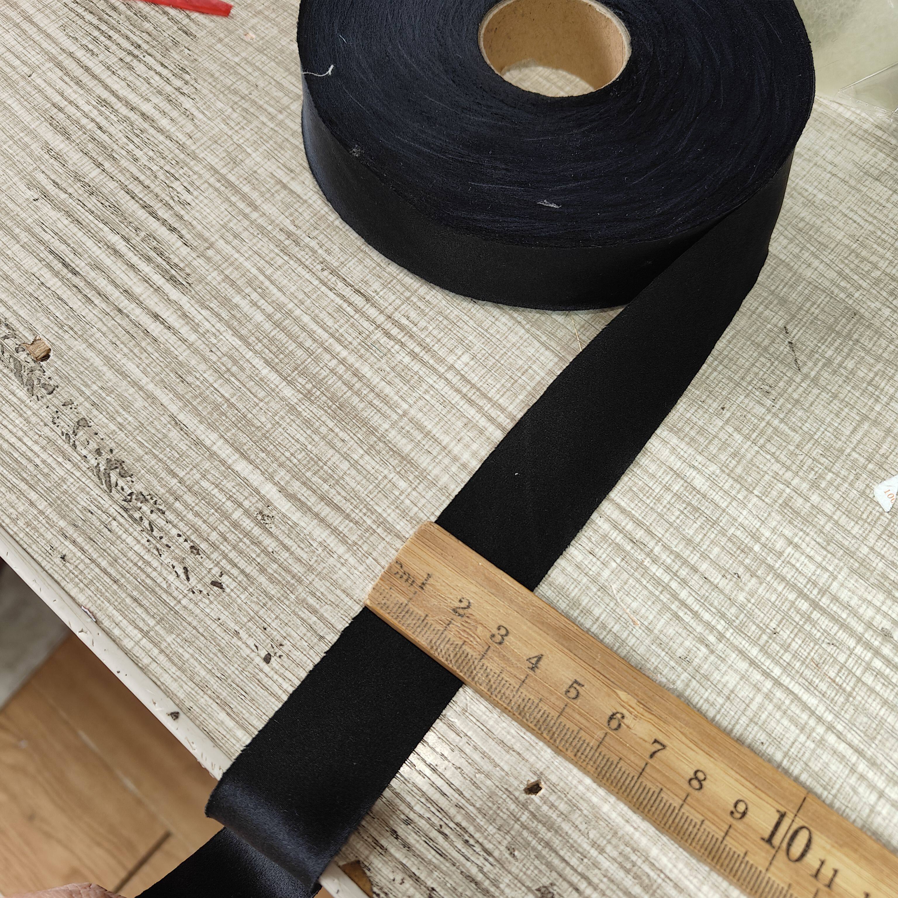 黑色真丝缎包边条布3Cm宽 斜裁包条桑蚕丝布 100%真丝20姆米包布,居家布艺,海绵垫/布料/面料/手工diy,淘宝优惠券,粉丝福利购,淘宝优惠卷