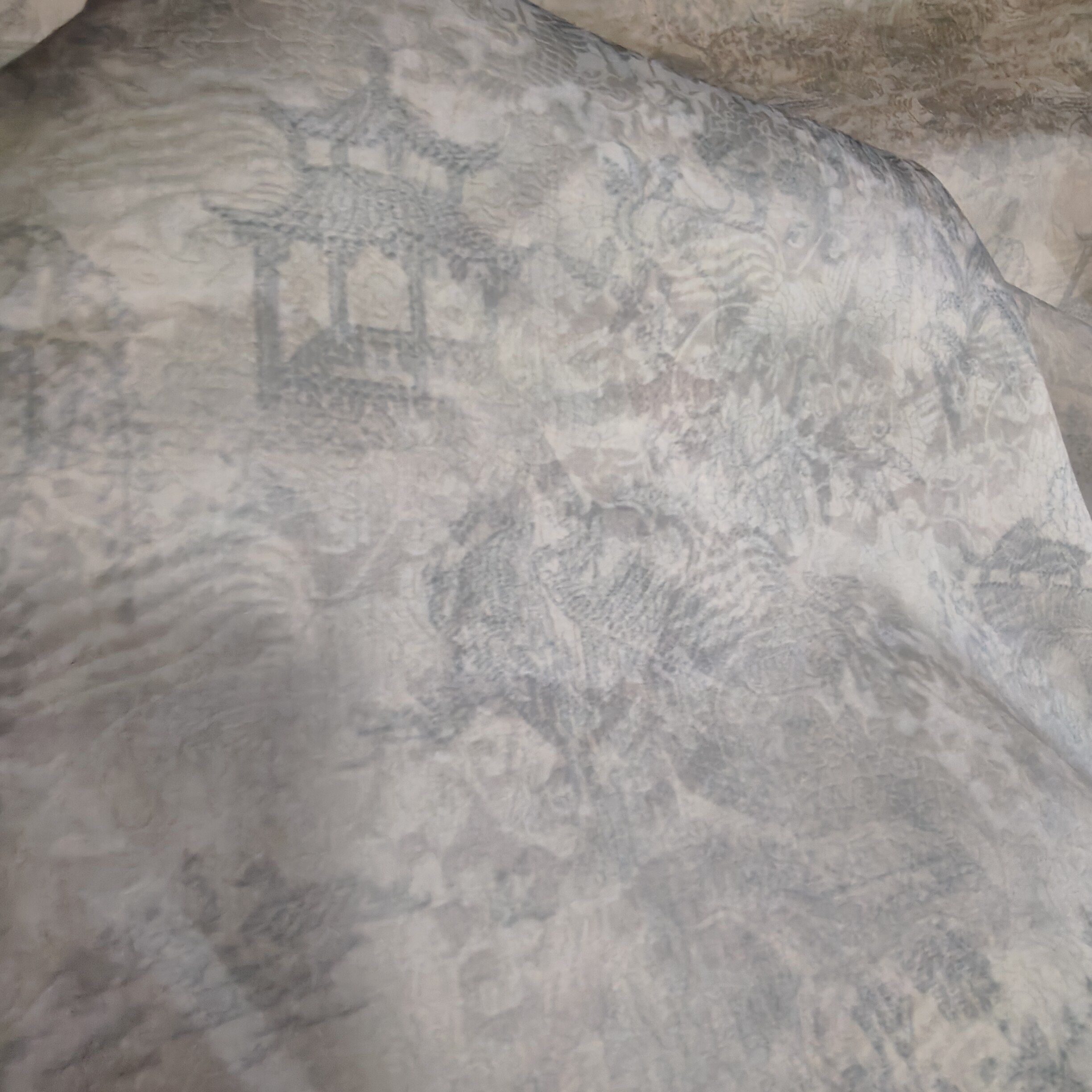 新中式真丝绡植物染桑蚕丝100%面料 挺括支绫感防晒衣连衣裙布料