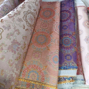 真丝宋锦布头桑蚕丝布料 手工DIY精品丝绸新中式面料刀口料八达韵