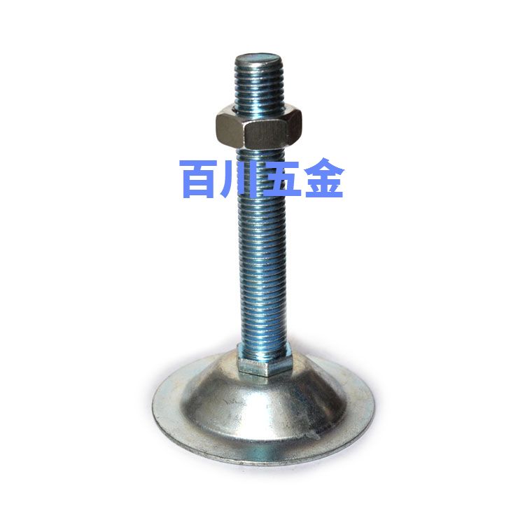 金属固定蹄脚/ 铁皮调节脚调整脚地脚螺丝脚杯/底盘80M12M16M20