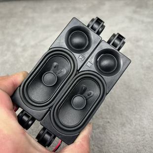 发烧级迷你二分频无源音箱喇叭 桌面迷你无源音响DIY电摩改装音箱