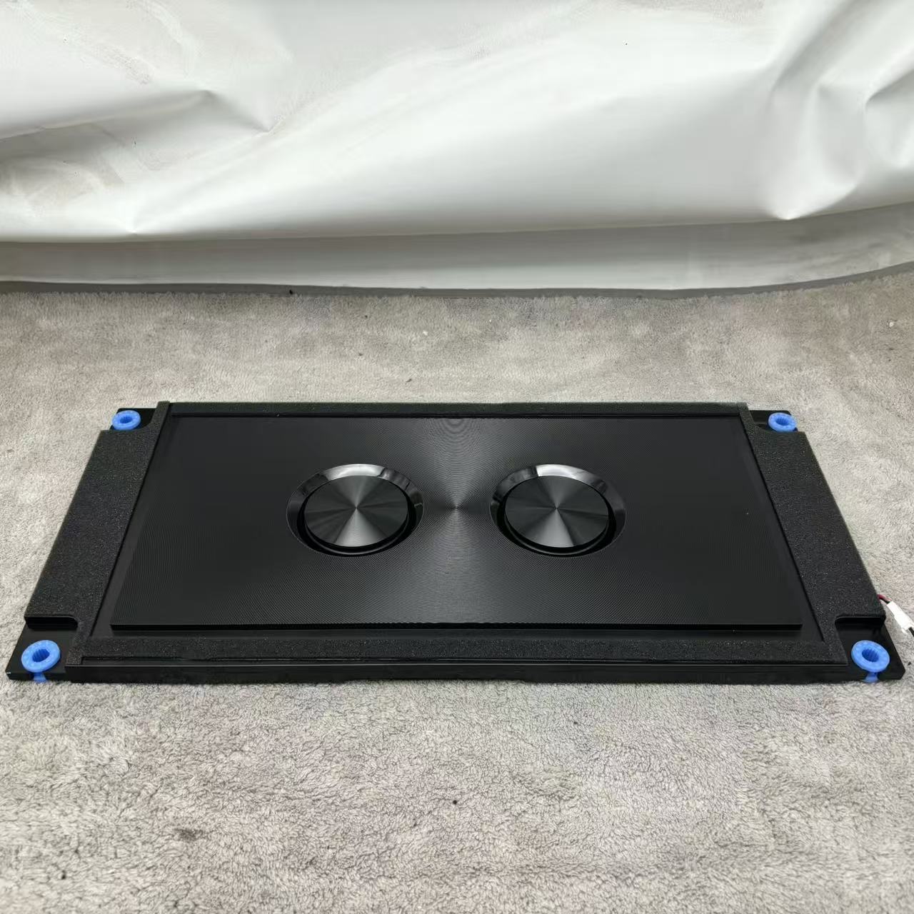 发烧级双3寸超薄低音炮无源音箱 重低音音箱座椅炮2.1功放低音炮