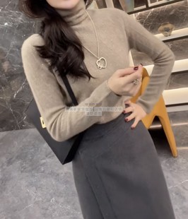 堆堆领满天星烫钻羊毛针织衫 时尚 显瘦内搭上衣 新款 欧洲站2025冬季