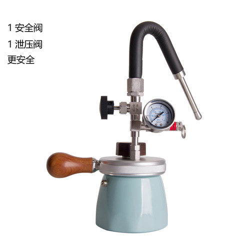 柯布奶泡壶双阀门手工打奶起泡器