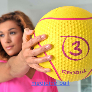 【台湾原产】Reebok锐步防滑韵律球瑜伽球健身球药球实心球重力球