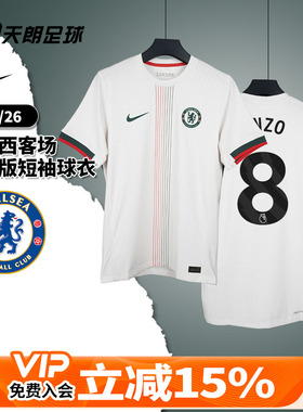 天朗足球Nike耐克2526切尔西客场球员版短袖球衣足球服HJ4553-031