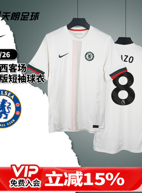 天朗足球Nike耐克2526切尔西客场球迷版短袖球衣足球服HJ4602-031