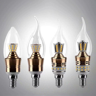 E12E14螺口澳大利亚美国出口专用110V220V电压台湾节能灯泡三色光