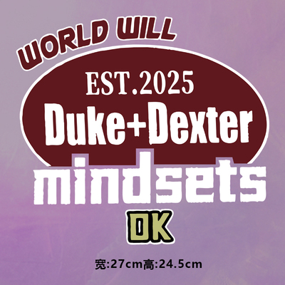 2026烫画图案新款时尚MINDSETS烫画贴印花衣服热转印白墨烫画