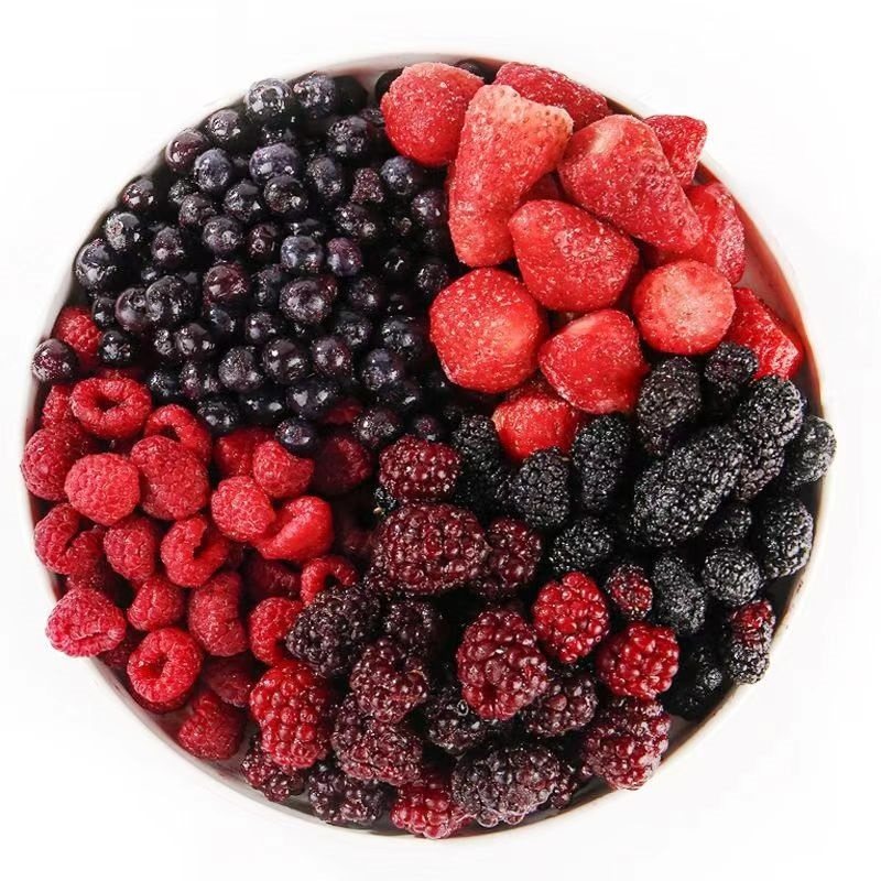 榴星语冷冻混合梅莓果奶昔果酱草莓蓝莓树莓桑葚浆果