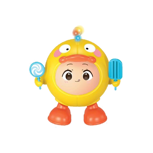 会唱歌跳舞的猪猪侠婴儿玩具儿童电动机器人宝宝练习抬头爬行训练