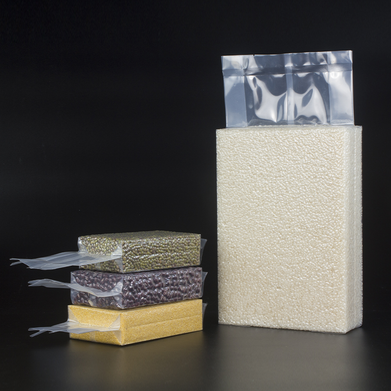 批发米砖袋2.5kg5斤真空塑料食品袋加厚26丝透明方砖袋杂粮包装袋