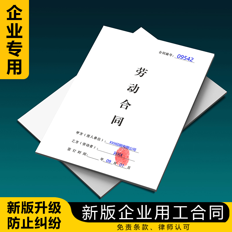 【新版企业用工合同】劳务合作协议公司大学生就业实习试用期合同