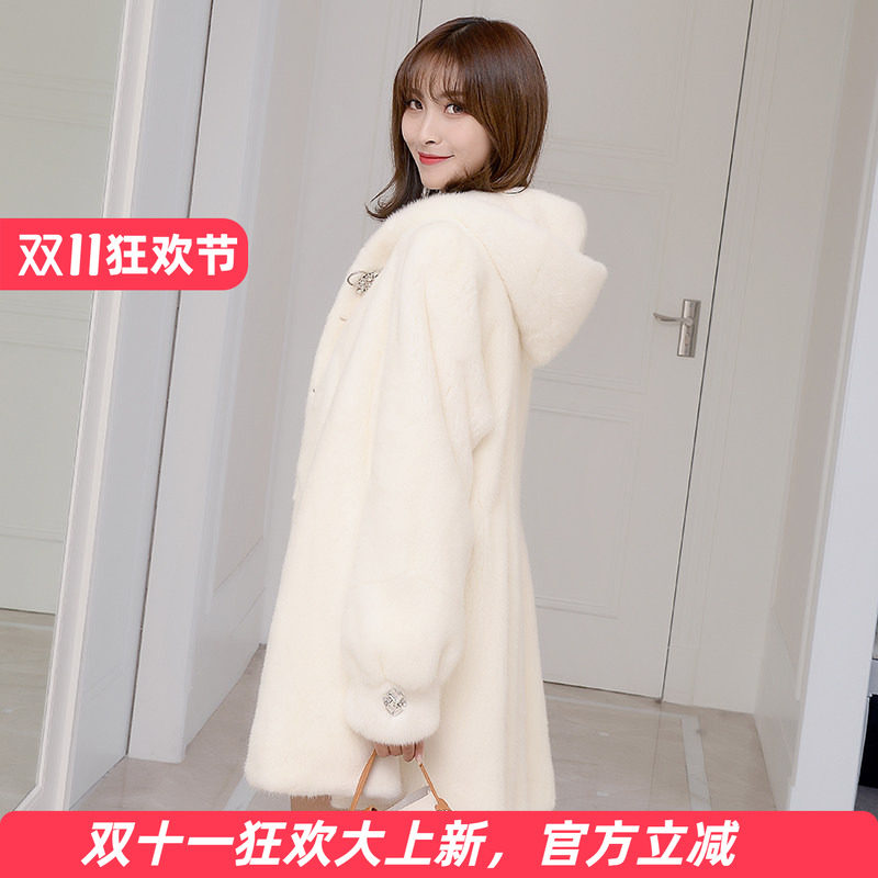 小母貂冬季中长款裘皮