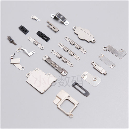 适用iPhone 5代 6S 7 8 Plus全套内部铁片 X XR XS Max小配件零件