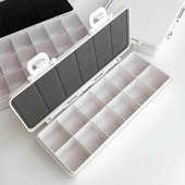 水粉丙烯油画颜料盒保湿 盒12色18色24色36色收纳美术绘画便携加厚