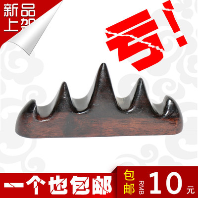 包邮文房四宝 笔架 毛笔书法用品 笔搁 毛笔架-五指山山叉