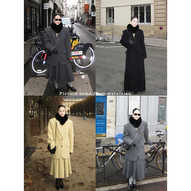 百搭真毛毛领围脖