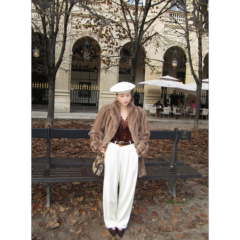 小众设计系列 灯芯绒加厚萝卜裤