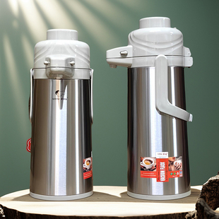 棋牌室不锈钢保温瓶气压式家用保温壶宿舍热水瓶大容量暖壶2275