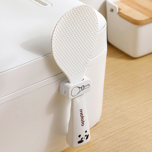 磁吸饭勺固定器收纳架厨房壁挂电饭煲饭铲置物贴神器挂钩夹放置架