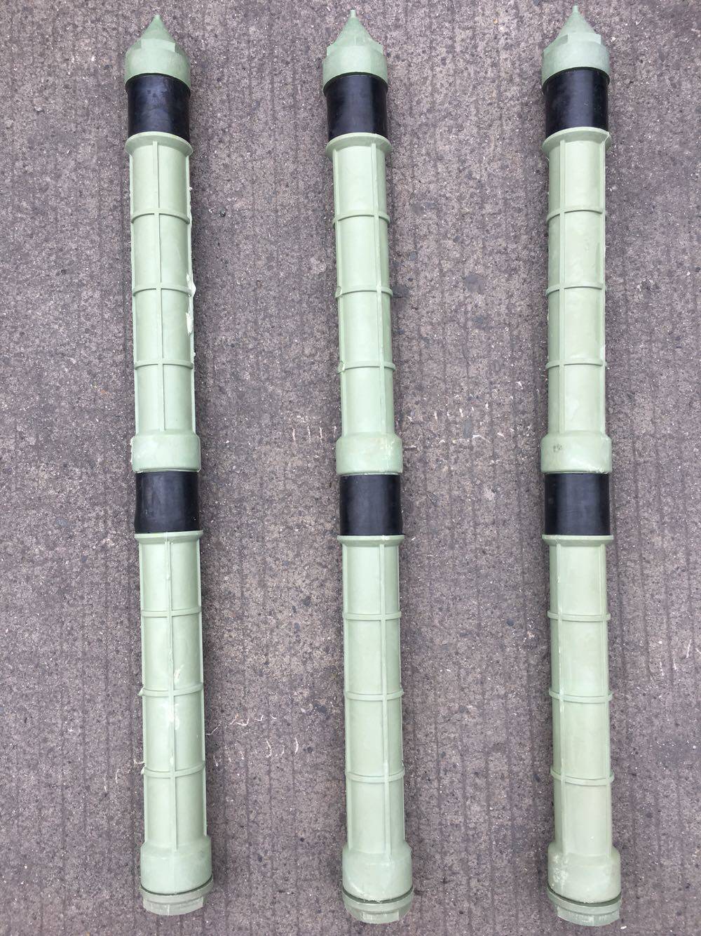 48mm袖阀管注浆器止浆塞皮碗算盘珠pvc耐高压劈裂注浆管四川成都