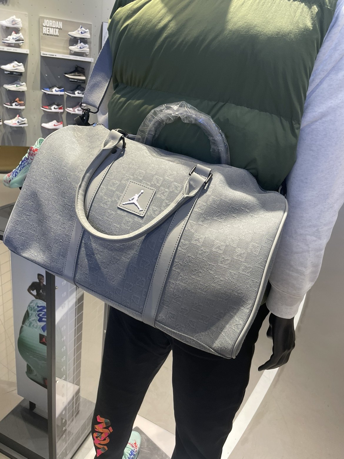 FJ6787-010 JORDAN旅行包 AJ JORDAN运动鼓包  满23 LOGO老花背包,运动包/户外包/配件,运动鼓包/旅行包,淘宝优惠券,粉丝福利购,淘宝优惠卷