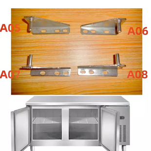 冷柜冰箱配件门铰链胶帽胶垫胶圈冰柜门轴套帽垫片柱子塑料固定件
