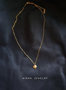 洗澡不用摘18K金色迷你luc