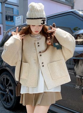 正版手工缝制驼绒+桑蚕丝双面羊绒大衣时尚减龄柔软细腻羊毛外套