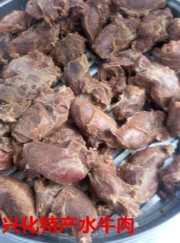 兴化特产水牛肉 牛毽子 半筋半肉 熟牛肉 真空包装新鲜发货250克