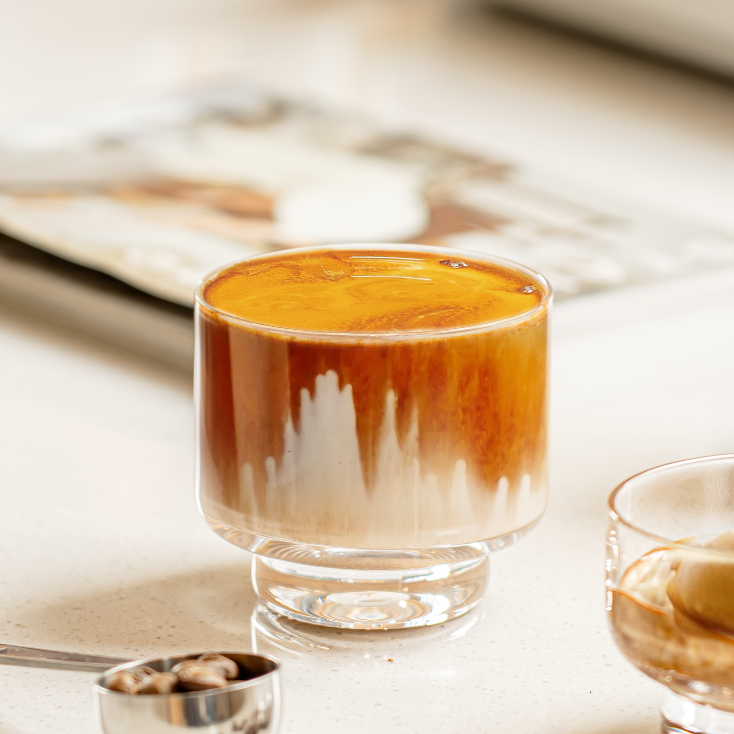 泰摩 阿芙佳朵玻璃咖啡杯 Dirty杯耐热高硼硅品杯 果汁品鉴杯茶杯
