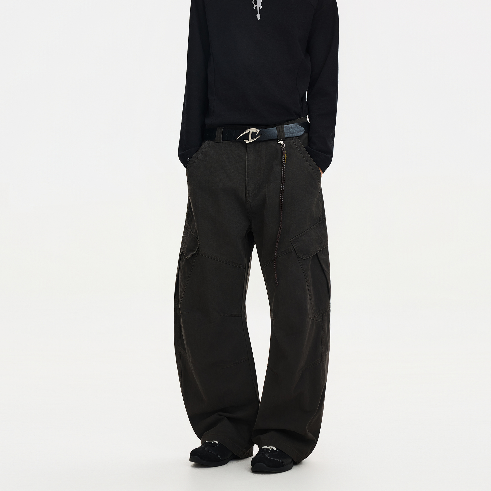 休闲随性搭！工装休闲裤情侣款