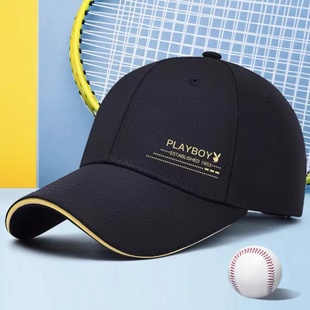 花花公子帽子2026秋季鸭舌帽大头围遮阳帽防晒帽太阳帽潮流棒球帽
