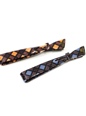 graindebeaute 韩国印花飘带蝴蝶结印花发夹发卡鸭嘴