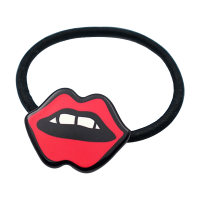 韩国GRAINdeBEAUTE好搭字母爱心红唇发圈发绳皮筋发饰女