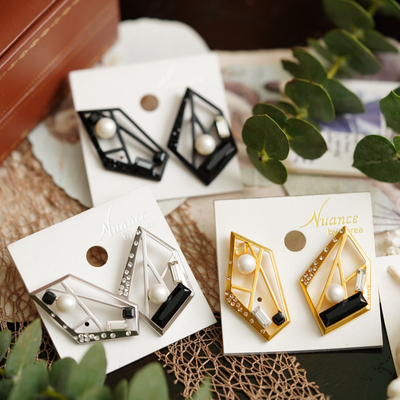 nuance合金材质女性耳环原创设计