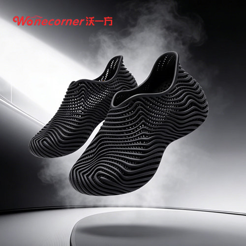 沃一方Wonecorner3d打印鞋子次元风未来科技一体化轻户外运动跑鞋
