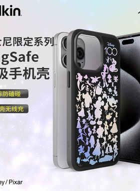 Belkin贝尔金迪士尼米奇米老鼠限定款适用苹果14iPhone15promax手机壳磁吸MagSafe防摔保护套