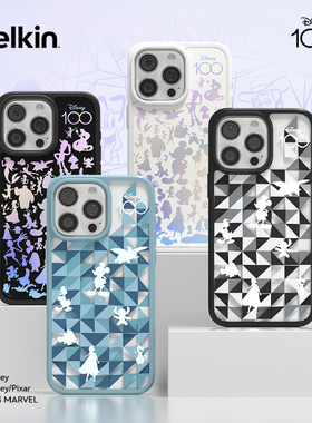 Belkin贝尔金迪士尼明星同款草莓熊钢铁侠米奇限定款适用苹果14iPhone15promax手机壳磁吸MagSafe防摔保护套