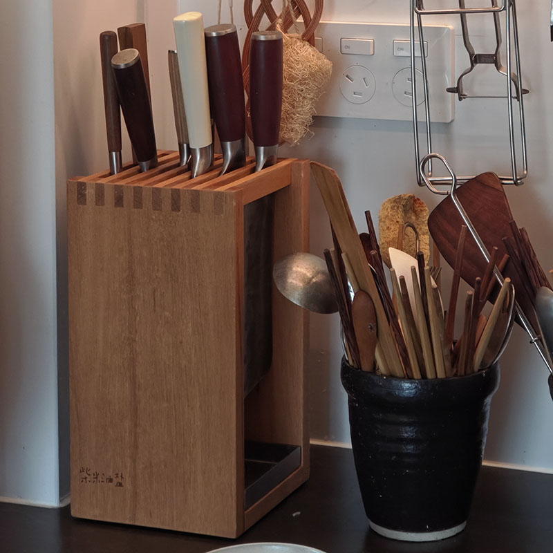 厨房好物实木刀架厨房收纳