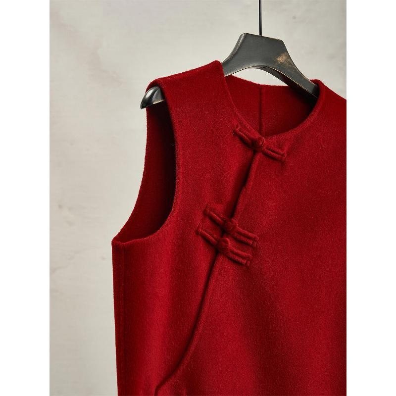 新中式气质高档洋气夹棉马甲2025冬季新款减龄国风叠穿上衣叠穿女,女装/女士精品,马夹,淘宝优惠券,粉丝福利购,淘宝优惠卷