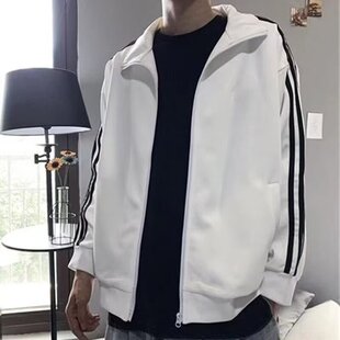 2026春秋新款三条杠外套女韩版薄款夹克学生棒球服女宽松bf潮
