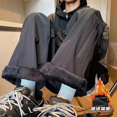 冲锋裤冬季加绒加厚保暖防水