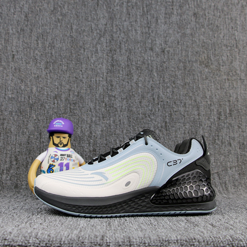 安踏c37  软跑鞋男鞋2022秋款跑步鞋软底轻便透气减震休闲运动鞋